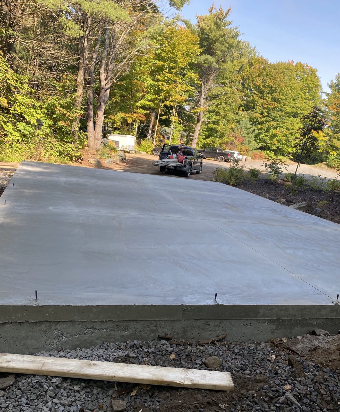 Solid Concrete ICF foundation work in progress